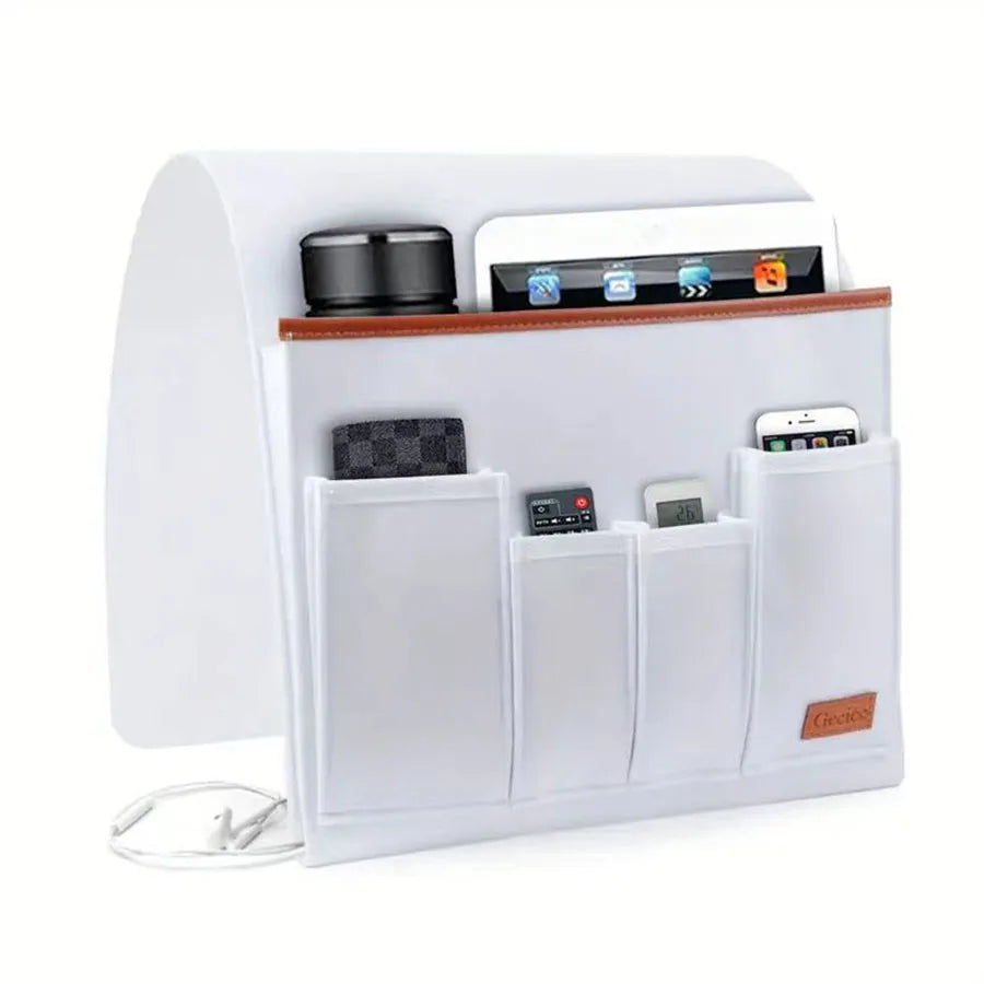 Felt Bedside Storage Bag, Remote Control Hanging Bag, Living Room Supplies, Sofa Armrest Hanging Bag, Home Furnishings