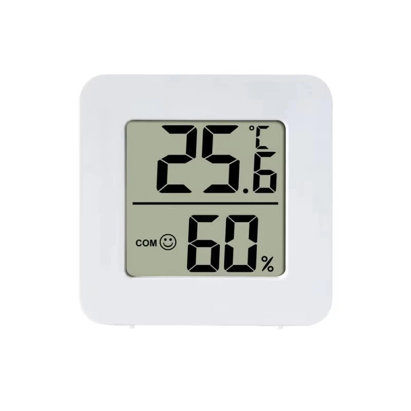 Temperature Gauge for Room Mini Digital Thermometer Hygrometer with Wall Mount Sensor LCD Screen for Home Use