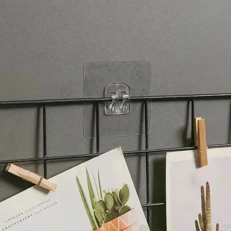 Strong Adhesive Hook Waterproof Shelf Sticker for Bathroom Kitchen Wall Shelf Rack Kitchen Sticking Wall Screw Hook Storage Rack