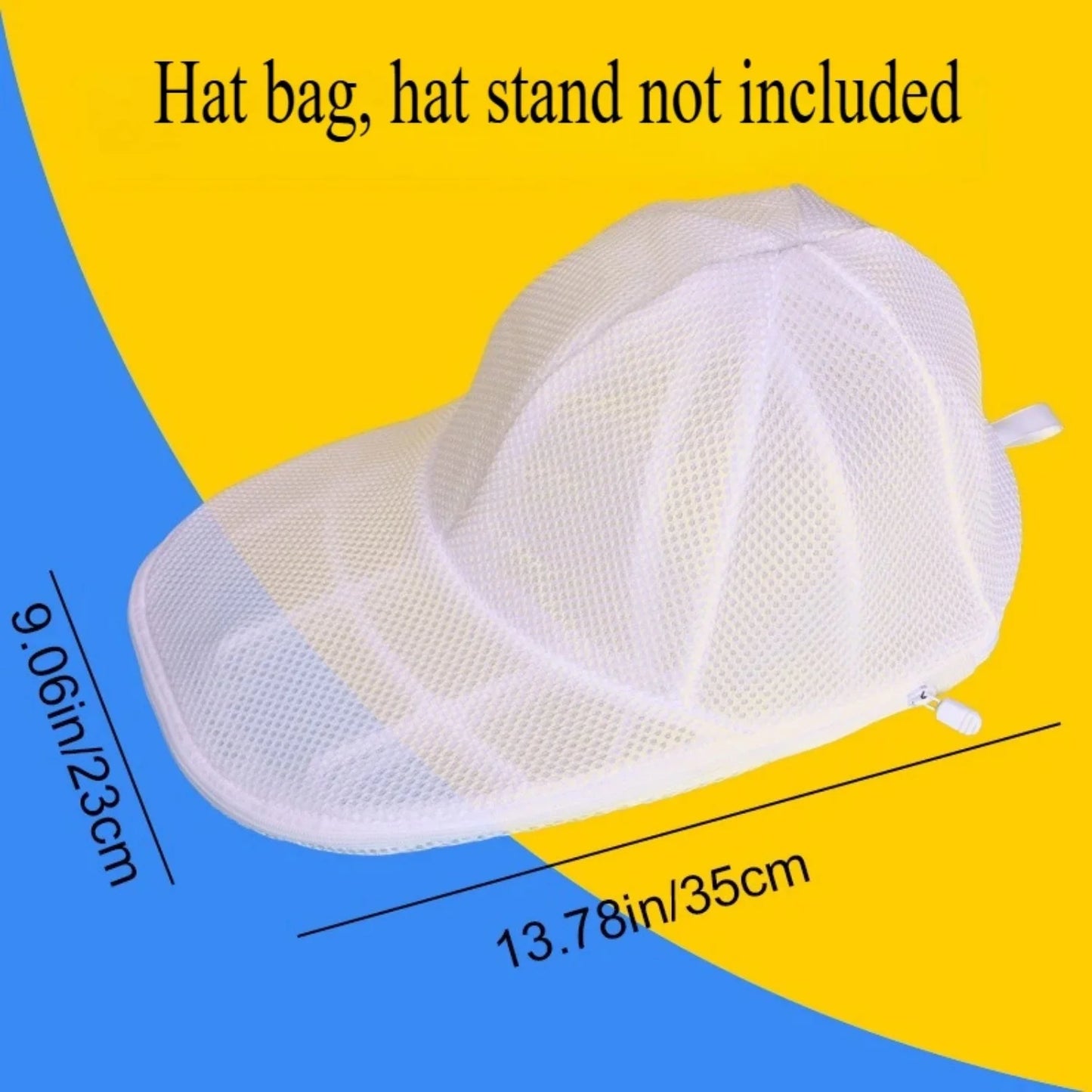 Upgraded Hat Cleaning Cage for Washing Machines Baseball Cap Washer with Mesh Bag Laundry Hat Protector Shaper for Cap Lovers