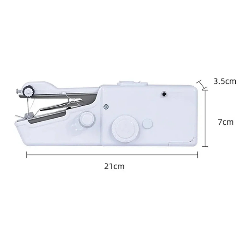 Handheld Rope-free Electric & Manual Sewing Machine Quick Build DIY Apparel Supplies for Arts Crafts Home Garden Embroidery