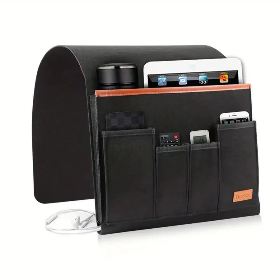 Felt Bedside Storage Bag, Remote Control Hanging Bag, Living Room Supplies, Sofa Armrest Hanging Bag, Home Furnishings