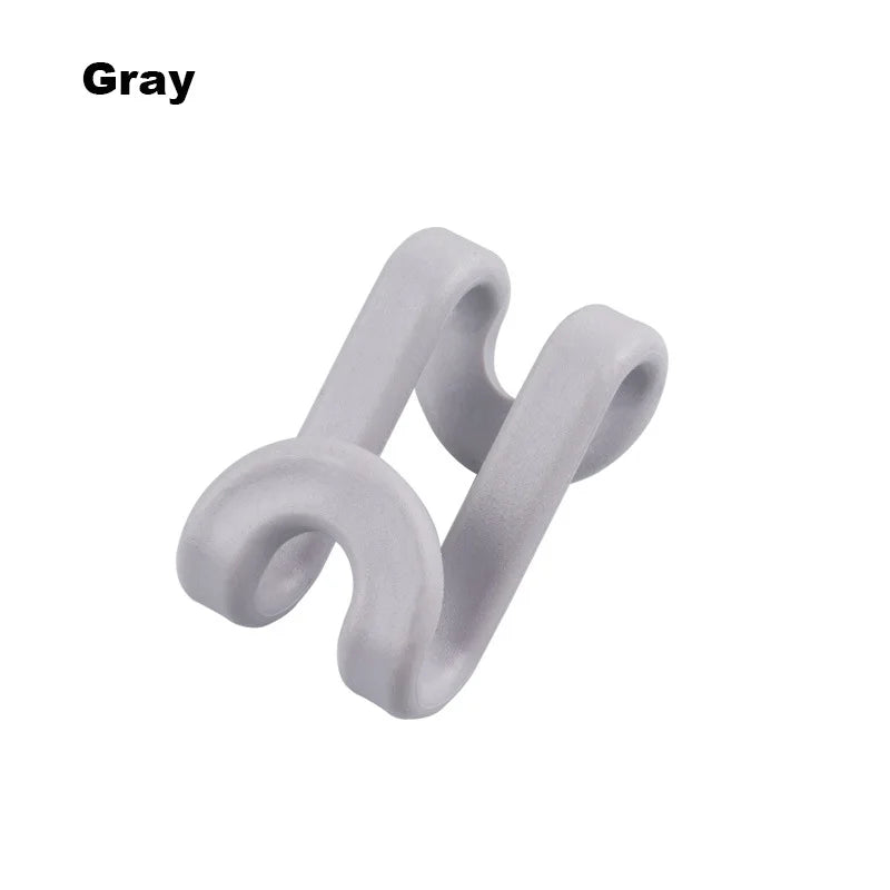 5/10Pcs Mini Clothes Hanger Connector Hooks Cascading Closet Hanger Hooks Space Saving Wardrobe Coat Organizer Rack Holder