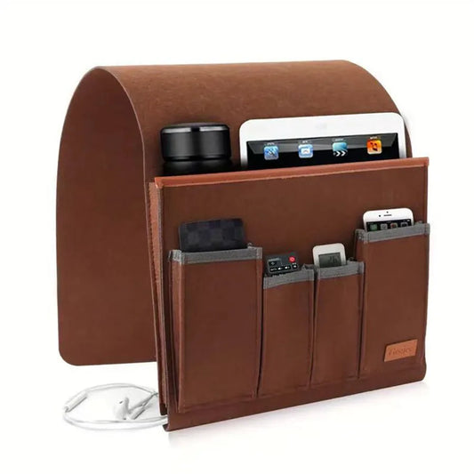 Felt Bedside Storage Bag, Remote Control Hanging Bag, Living Room Supplies, Sofa Armrest Hanging Bag, Home Furnishings