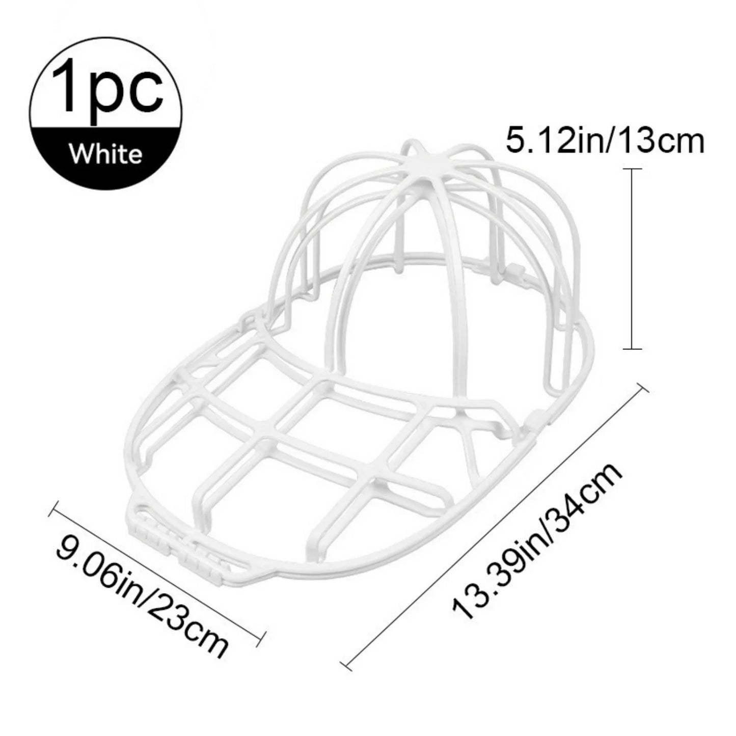 Upgraded Hat Cleaning Cage for Washing Machines Baseball Cap Washer with Mesh Bag Laundry Hat Protector Shaper for Cap Lovers