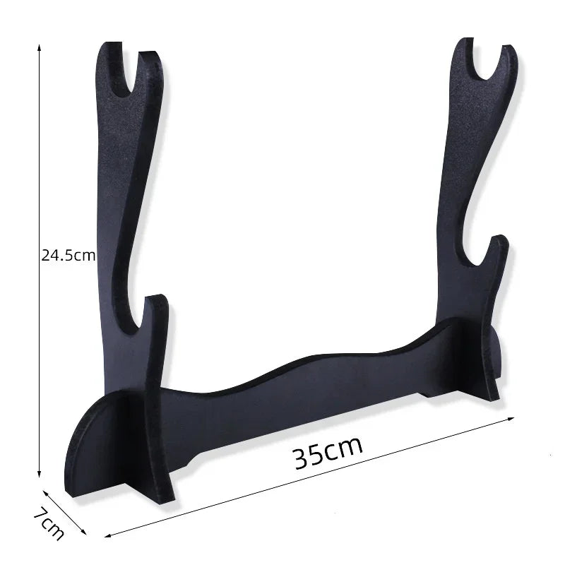 3-layer Katana Shelf Wooden Sword Rack Support Display Stand Floor Japanese Katana Samurai Sabre Holder House Decor Organizer