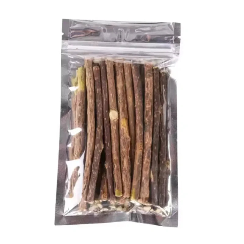 Natural Silvervine Sticks for Cats Teeth Cleaning Chew Toys Kitten Teething Training Catnip Teaser Pet Supplies